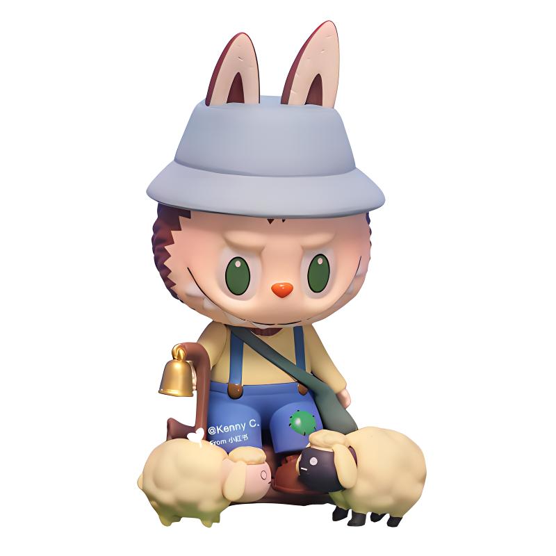 

New POP MART LABUBU Shepherd Hang Tag Box PPMT-2310-0066 Shepherd