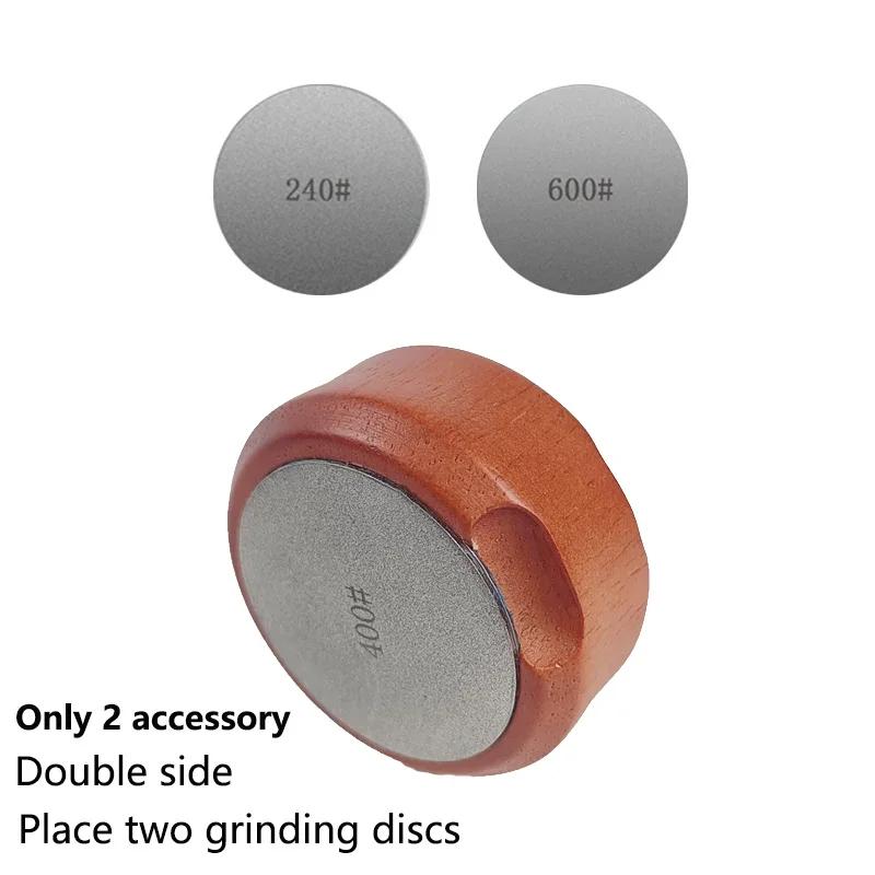 Tragbarer Hand-Schärfer Doppelseitiger Diamant-Schärfstein Outdoor-Schärf-Wetzstein Geeignet für Alle Messer