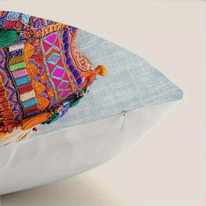 1/4pcs Colorful Camel-Patterned Pillowcases for Comfort Sofa cushion cover home bedroom room decoration
