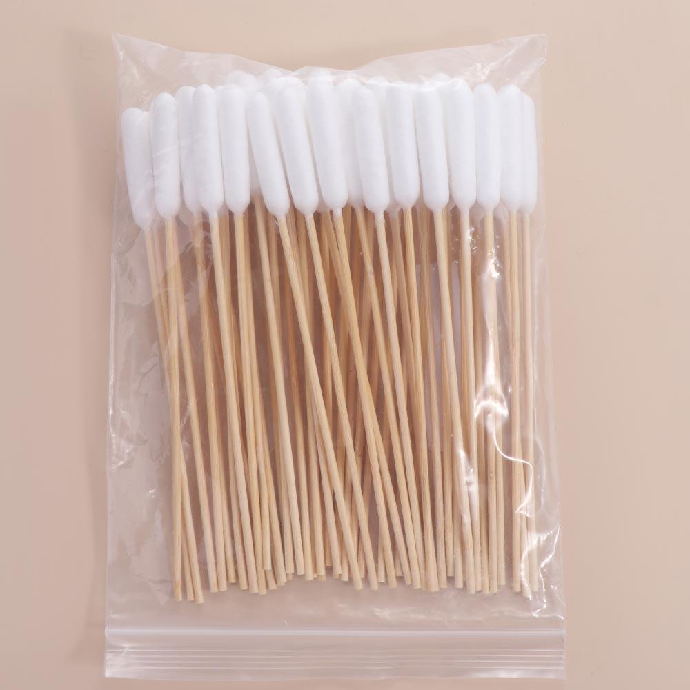 50pcs 15cm Pet Cotton Swabs Disposable Single-head Dog Cotton Buds Dirt Removal Cotton Swabs Pet Ear Cleaning Cotton Swabs