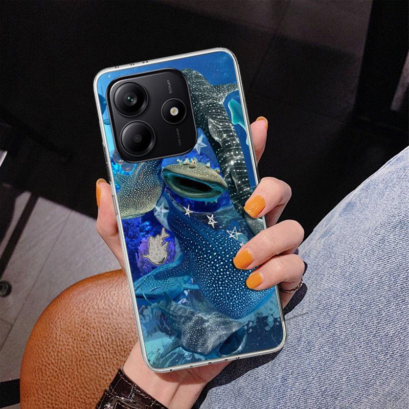 Ocean Whale Shark Phnoe Case for Phnoe Case for Xiaomi Redmi Note 15 14 14S 13 Pro Plus 12 12S 11S 11E 10S 10 11T 5G Unique Cove