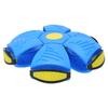 Flying Saucer Ball Decompression Changeable Shape Pet Dog Toy with Cool Lights for Parent Child