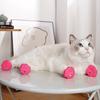 Yousheng 4Pcs Cat Claw Covers Fastener Tape Anti-shedding Exquisite Anti-scratch Pet Cat Kitten Paw Nail Covers Boot Pet Supplies