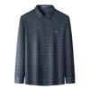 MONTAGUT Men's Plaid Thermal Shirt with Cashmere & Silk