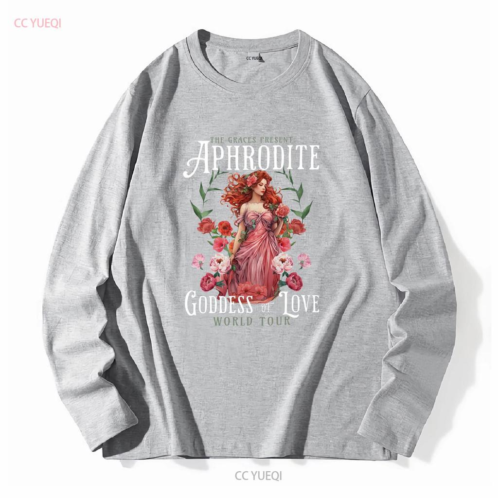 Aphrodite Griechische Göttin T-Shirt Vintage Band Mythologie Ballett Core Göttlich Weiblich Mermaidcore Athene Persephone Hades Götter