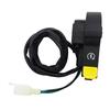 Buton de control al clapetei de comandă pentru ghidon de motocicletă de 22 mm, comutator pentru ghidon de motocicletă de 49 cc, 66 cc 80 cc, comutator universal pentru ghidon