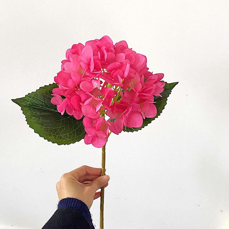 Premium Silk Hydrangea Artificial Flower Bouquet for Home Décor розы красного