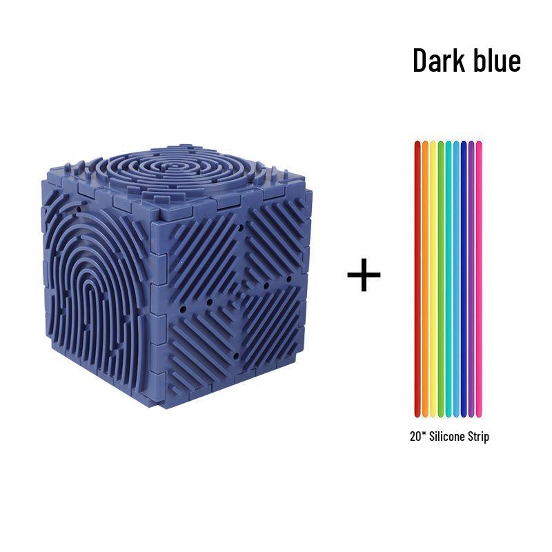 3D Sensory Rubik's Cube Decompression Puzzle - Official Silicone DIY Educational Toy
