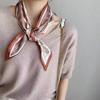 Fashion Print Hair Ribbon Scarf Women Neck Tie Bag Scarfs Satin Silk Skinny Headscarves Ladies Foulard Floral Bands  New