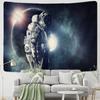 Cosmonaut Celestial Body Tapestry Wall Hanging Fantasy Universe Science Hippie Living Room Printing Room Decor