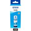 Epson 115 Ecotank (C13T07D24A) Ink Refill Bottle, Cyan