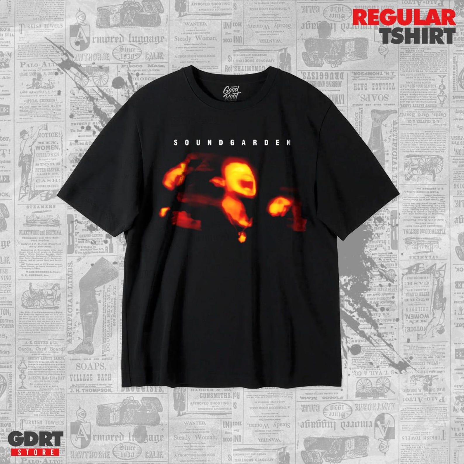 Soundgarden T shirt - Superunknown Albums - Unisex Heavy Shirt XL