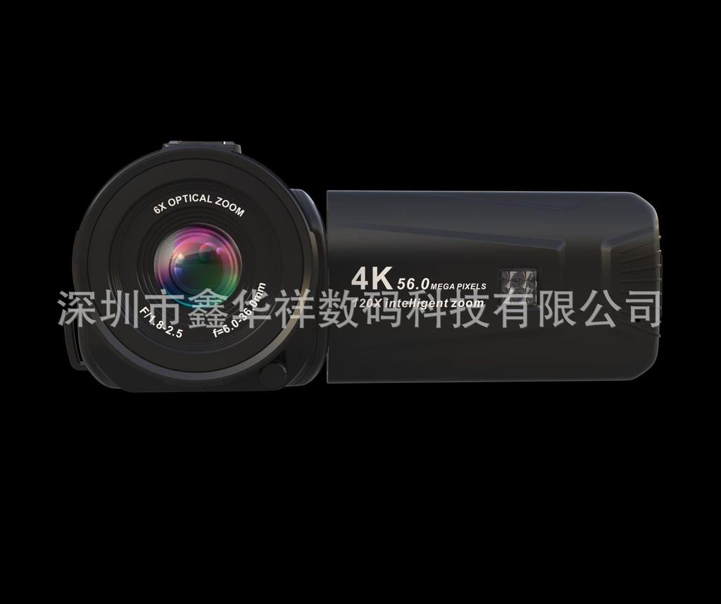 Cross-Border English Edition 4K 56MP Camcorder with 6x Optical, 120x Super Zoom - OZ024K