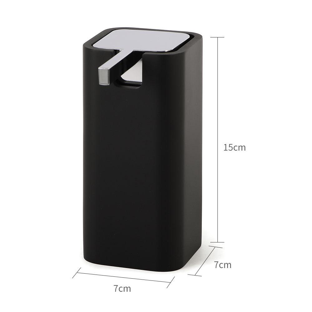 Resin soap dispenser bathroom sink toothbrush holder storage box press-type hand sanitizer liquid dispensing bottle dispenser