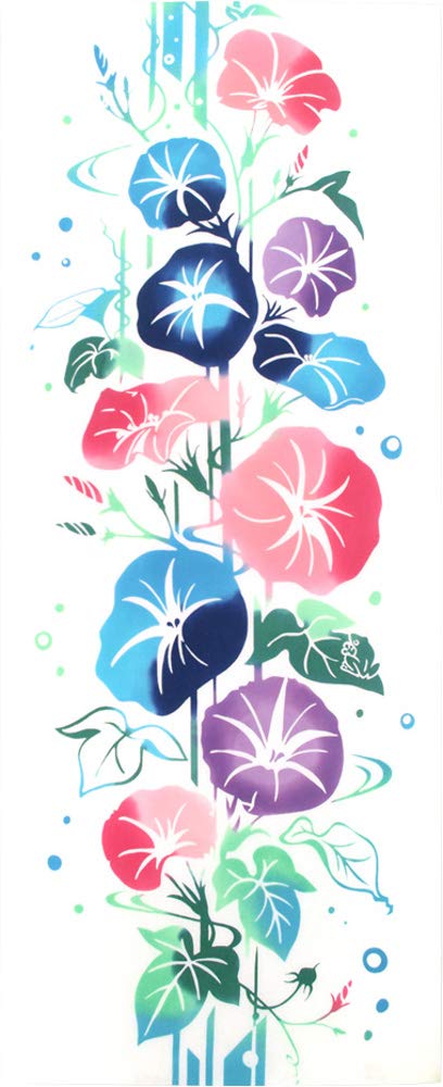 Miyamoto Kenema Chusen Tenugui of Morning 36 X 90cm 50085 (Tenugui Cloth) "Awakening Glory"