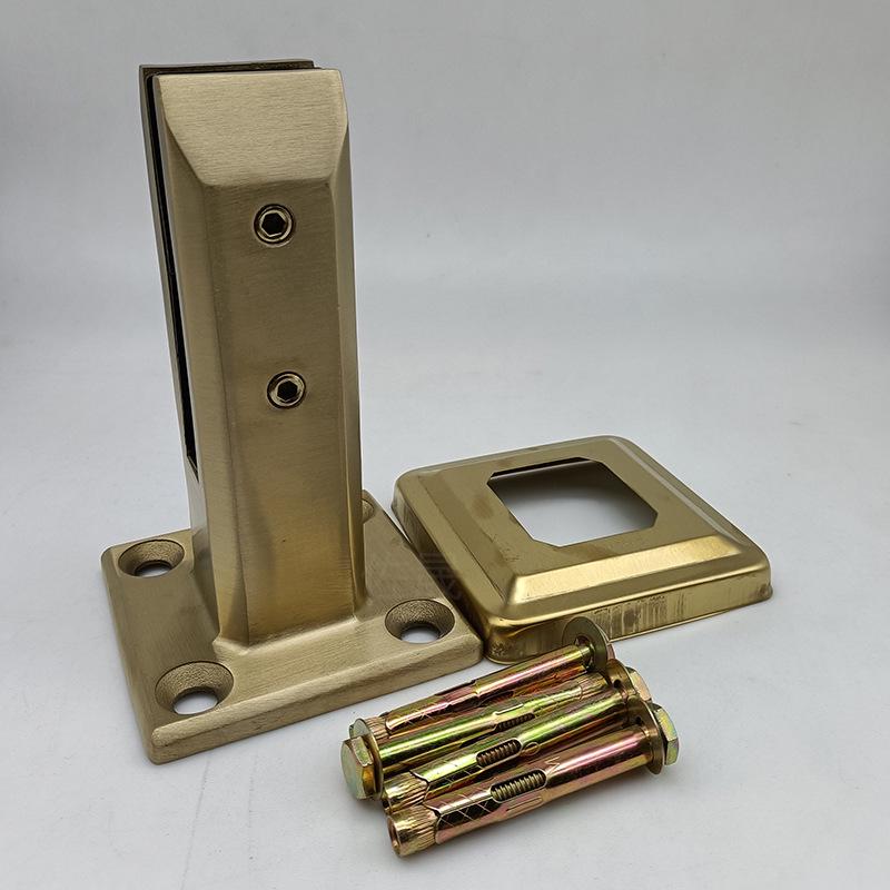 Stainless Steel Glass Clip for Pool, Stair, and Balcony Railings