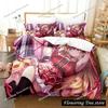 Anime Akai Haato Bedding Set Duvet Cover Bed Set Quilt Cover Pillowcase Comforter King Queen Size Boys Adult Bedding Set029