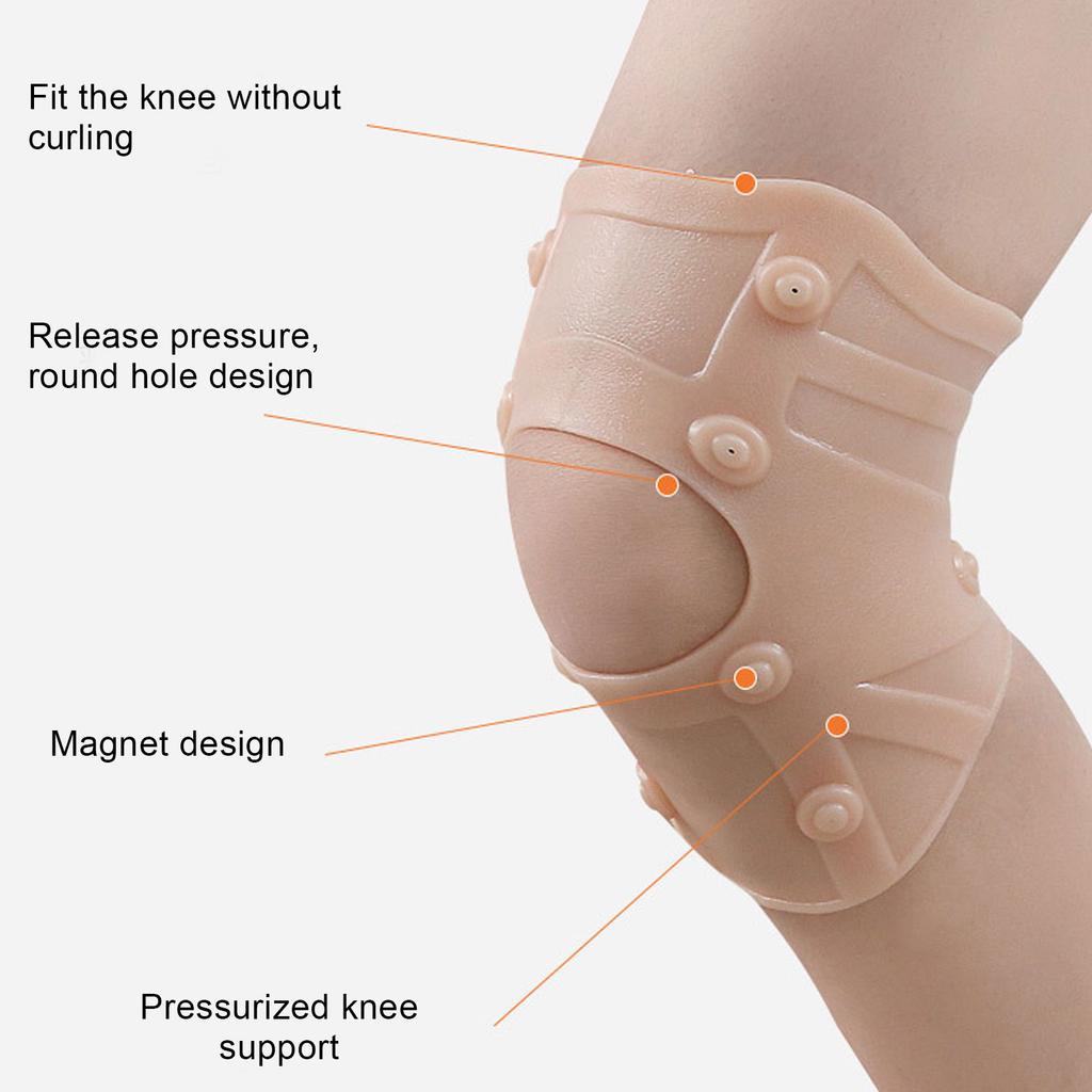 SEBS Magnetic Knee Hand Wrist Brace High Elastic Protection Sports Care Support (Knee Brace Wrist Brace)