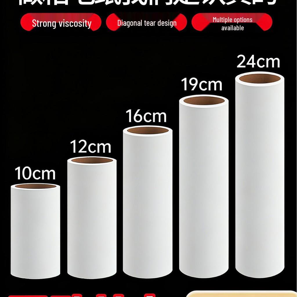 Kulaté odtrhávací náhradní nálepky na váleček na vlákna