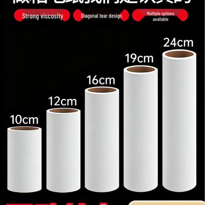 Adesivos Refil de Rolo Tira Pelos Redondos Rasgáveis