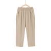 LangSha Women's Summer Ice Silk Straight Casual Pants