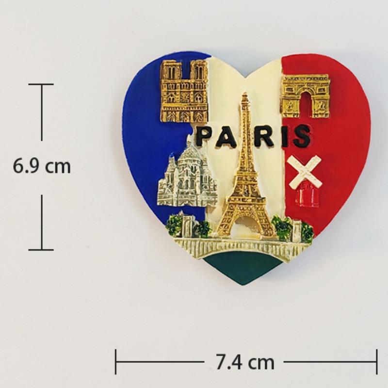 France Refrigerator Stickers Paris Souvenirs L’Arc De Triomphe La Tour Eiffel Fridge Magnets Home Decor Wedding Gifts