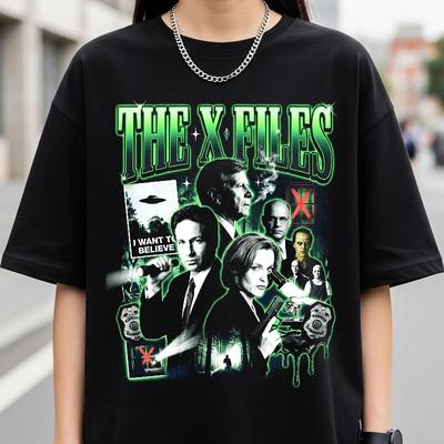 XFiles Tshirt The Truth Is There Unisex Tshirt Summer New Y2K Harajuku Style Retro Casual Tshirt