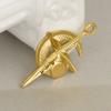 6pcs High Quality Stainless Steel Charm Star Pendants For Jewelry Making Supplies Pentagram Accessories DIY Keychian Charms Bulk