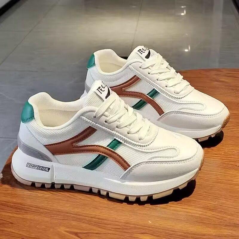 Women's shoes spring 2025 new lightweight soft-soled casual sports shoes running shock-absorbing Forrest Gump shoes student dad shoes women