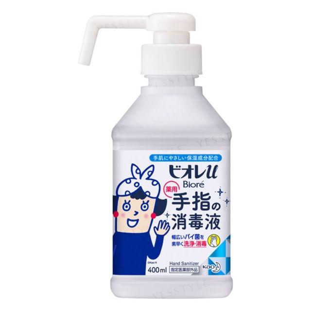 Kao - Biore Салфетка-дезинфектор для пальцев с помпой 400ml