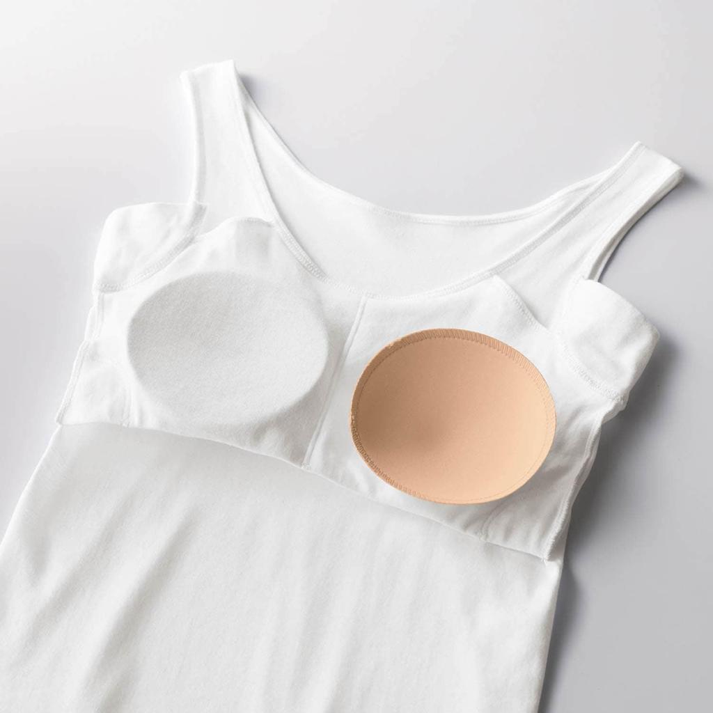Innerwear for Tank Top with Inner Saralyst Cocoa L [BELLEMAISON] Sweat-absorbing Women, Cotton, Cups, Camisole/tank Top,