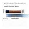 1 Piece Japanese Classic Octagonal For Diy Semi-Finished Handmade Damascus Steel Wood Material Kitchen Knife Handle