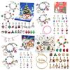 Christmas Countdown Advent Calendar Gift Box - 24 DIY Bracelet Set Ornaments