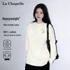 La Chapelle Women's Floral Print Cotton Long Sleeve T-Shirt