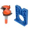 Hinge Hole Opener Accuracy Locator Door Drilling Guide Drilling Jig Pencil Screw 35mm