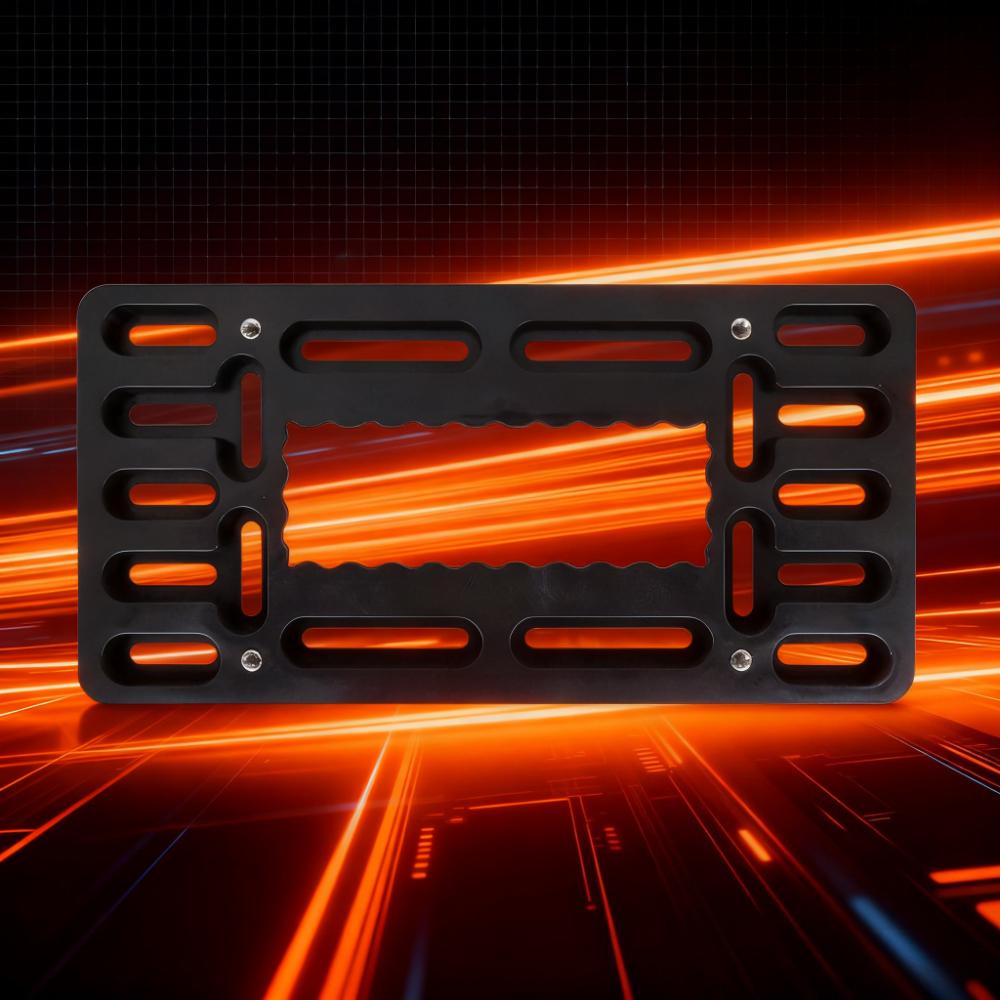 Car license plate frame, suitable for American license plate frame, American standard license plate frame car license plates чёрный