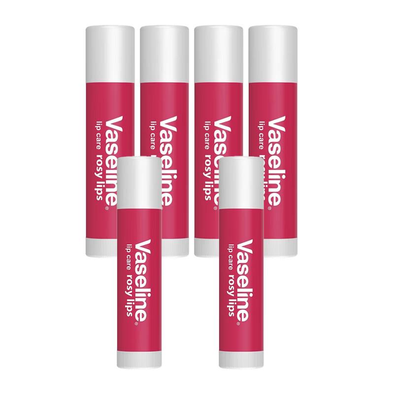 Vaseline Rose Bud Lip Balm (6-Pack)