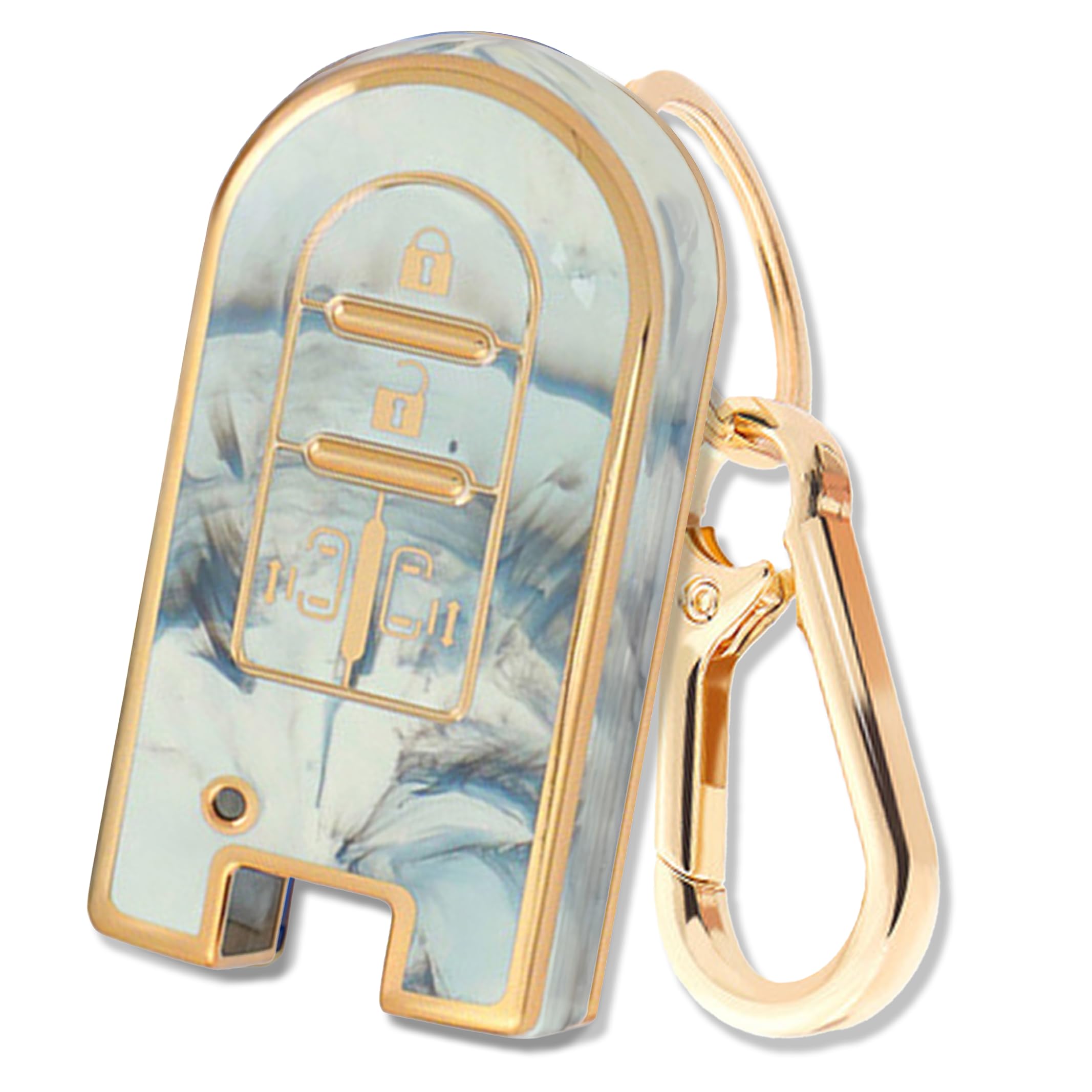 

Daihatsu Toyota Key Case, Key Cover, Keychain, TPU Marble Smart Key Case, Dirt & For DAIHATSU/TOYOTA cars белый