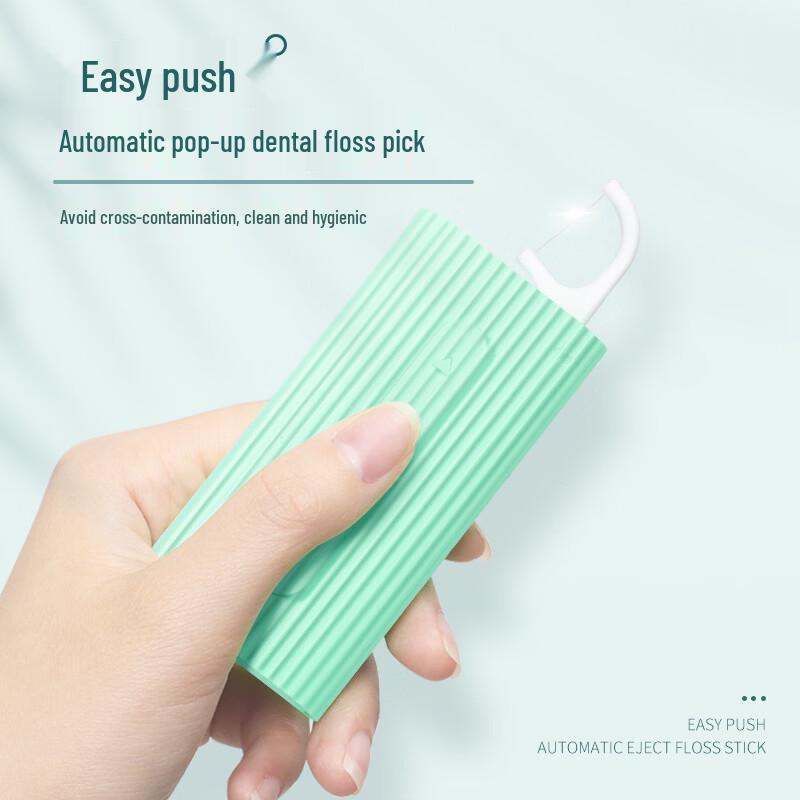 Rongqiao Portable Mint Dental Floss Picks (2-Pack)