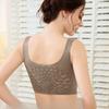 Large Size Lingerie Women's Thin Seamless Vest Style Bra with Gathered Accessory Breasts To Prevent Sagging Bra