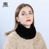 Bibs for Men and Women In Winter, Korean Version Thickened Neck Guard, Warmth, Handmade Otter Rabbit Fur Scarf, Hairband, Dual-purpose Neck Cover