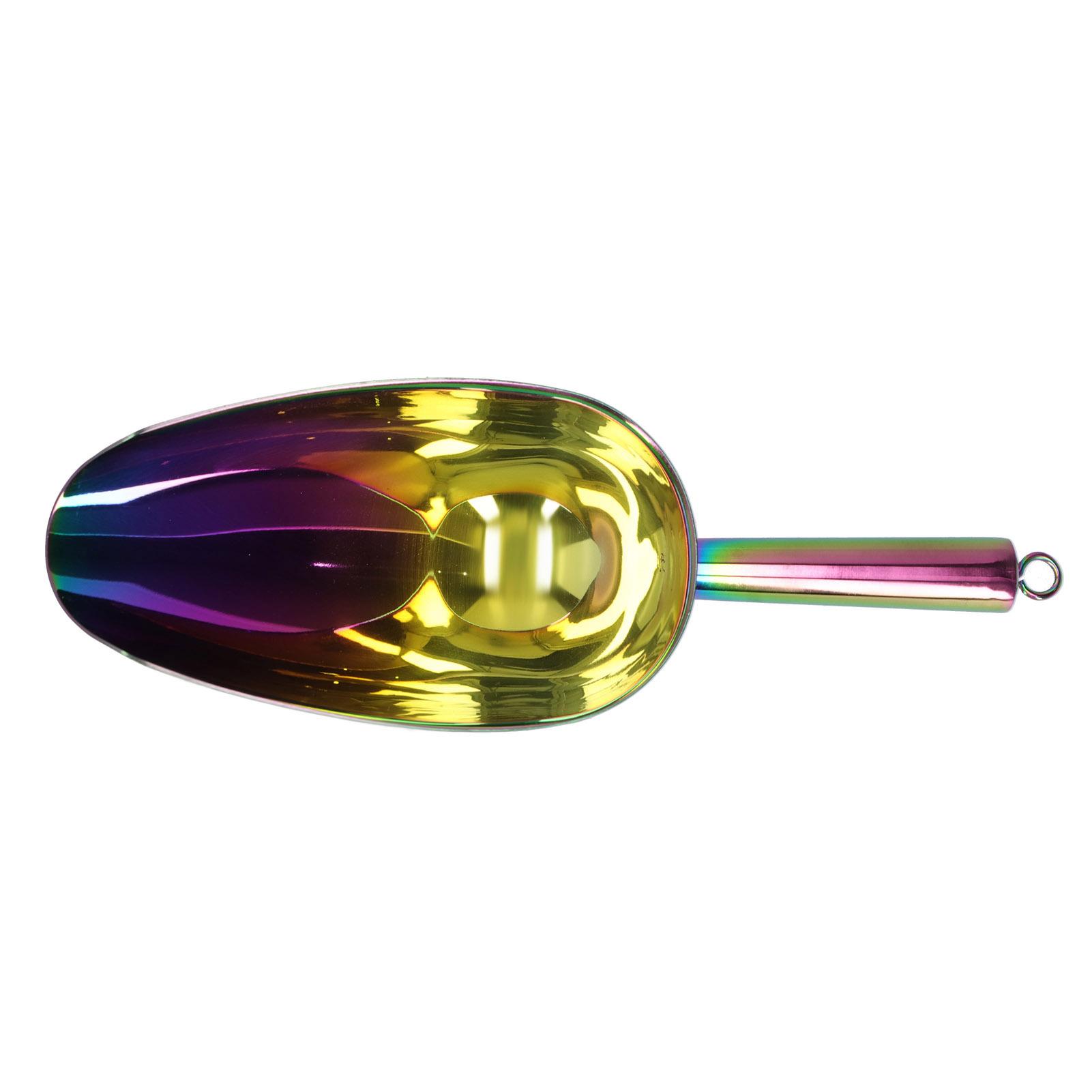 

Ice Scoop Stainless Steel Ice Shovel Flour Scoop Kitchen Gadgets Accessories for HomeColorful No.3