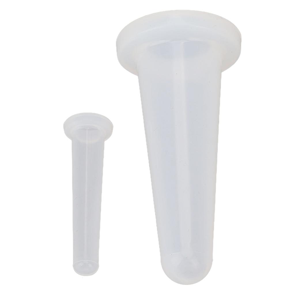 2pcs Cupping Therapy Set Silicone Vacuum Massage White Small Facial Cupping Kit for Home Use