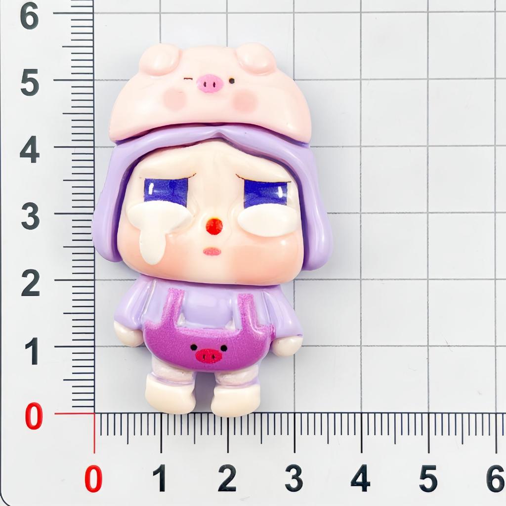 Cute Crying Baby Resin Accessory for DIY Crafts: Phone Cases, Hair Clips, Magnets, Keychains