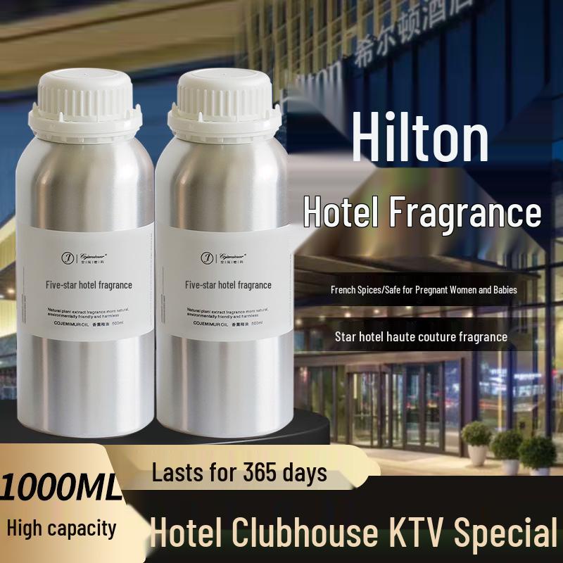 Hilton Aromatherapy Essential Oil Refill - Large Bucket for Living Room, Bedroom, and Toilet Air Freshener and Deodorizer.