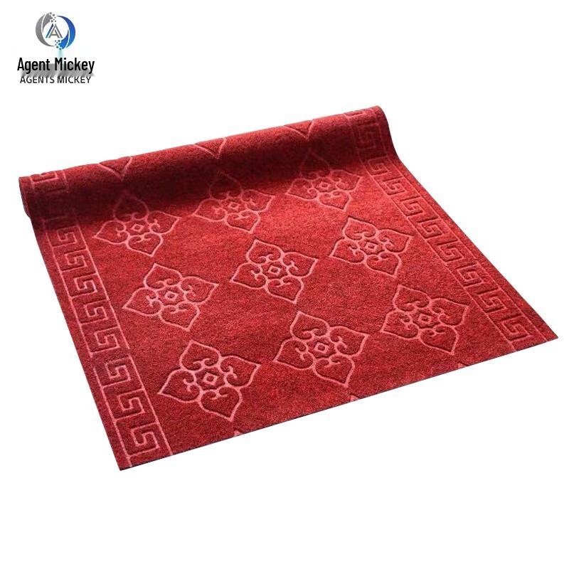 Agents Mickey Embossed Anti-Slip Aisle Runner Carpet 1.2m Width