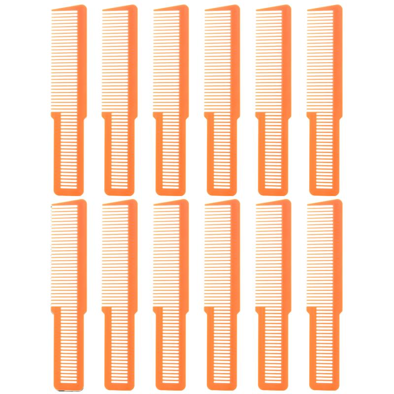 12pcs Hair Cutting Comb Fine Tooth Styling Barber Styling Carbon Fiber Hairdressing Combs Anti-Static Comb for Home Salon Barber