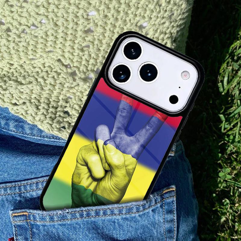 Mauritius Flag mobile phone case Compatible with IPhone 17 16 15 14 13 12 11Pro Max 17 Air cover