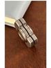 Stainless Steel Triple Cube Spinner EDC Toy Coin Clicker Decompression Tool