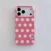 Dopamine Polka Dot iPhone 15 ProMax Case: Drop-proof, Full Coverage.